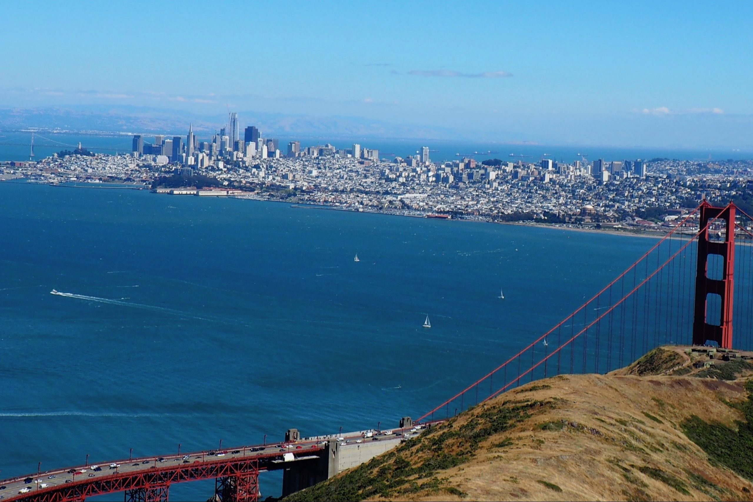 San Francisco CA and Golden Gate Bridge